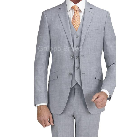 Mantoni Light Gray Suit